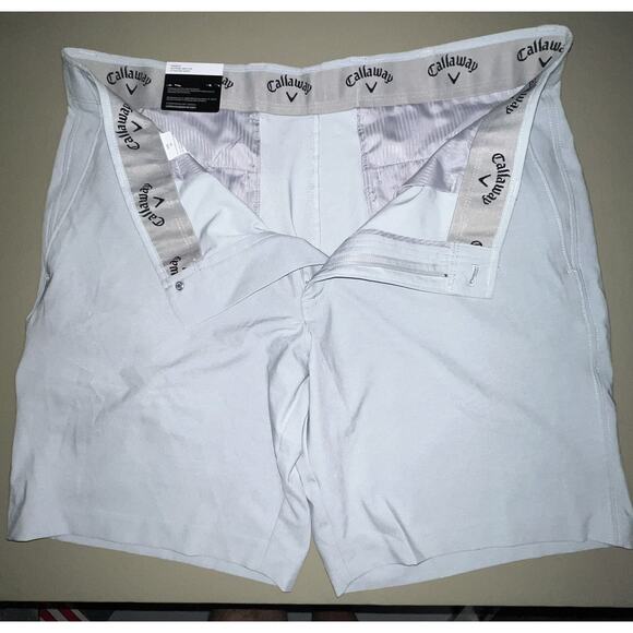 Callaway Performance Golf Short Men’s 38 Pearl Grey Htr - Picture 3 of 7